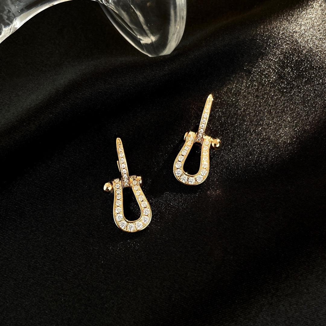 ®Jewelicorn® フォース10 フルダイヤモンド ドロップイヤリング ミディアムモデル