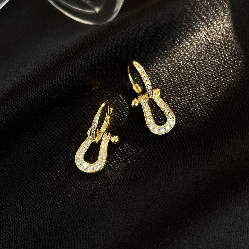 ®Jewelicorn® フォース10 フルダイヤモンド ドロップイヤリング ミディアムモデル