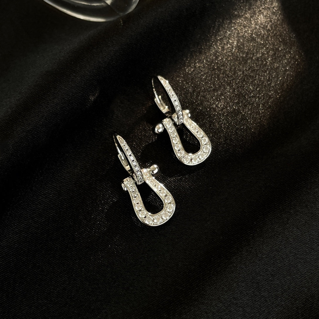 ®Jewelicorn® フォース10 フルダイヤモンド ドロップイヤリング ミディアムモデル