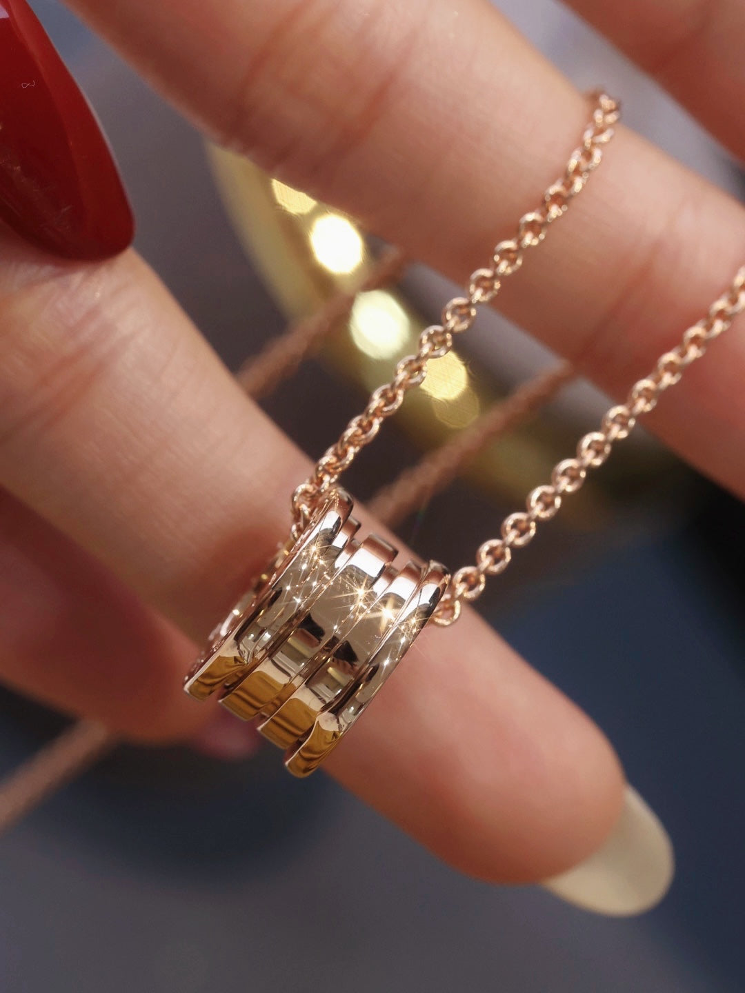 ¡®Jewelicorn¡¯ZERO 1 PINK GOLD NECKLACE