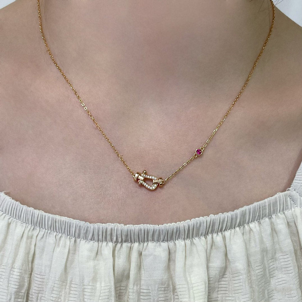 Jewelicorn FORCE 10 DIAMANT-HALSKETTE IN ROSA GOLD
