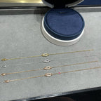 ®Jewelicorn® フォース10 ダイヤモンド チェーンリンク ピンクゴールド ブレスレット