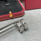 Jewelicorn LOVE Ohrringe aus Silber mit Diamantbesatz und Keramik