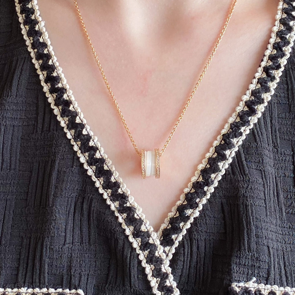 ¡®Jewelicorn¡¯ZERO 1 DIAMOND CERAMIC NECKLACE