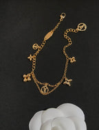 Jewelicorn – Blühendes rosa-goldenes Perlmutt-Armband