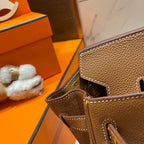 HM Birkin 30 cm Gold Togo Leder Gold Beschläge