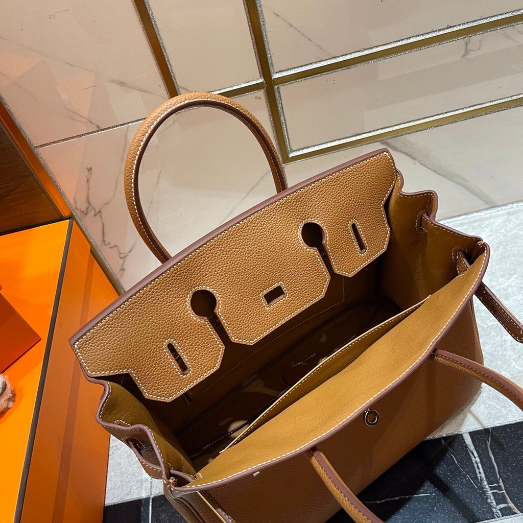 HM Birkin 30 cm Gold Togo Leder Gold Beschläge