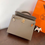 HM KELLY 28CM ETAIN EPSOM LEATHER GOLD HARDWARE