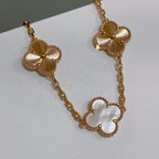 [⭐JeweliWhal]CLOVER WHITE PEARL MOP 5 MOTIF BRACELET COLLECTION