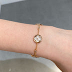 Jewelicorn Armband mit Stern und Sonne, 4 Motive, weiß, rosa, gold 