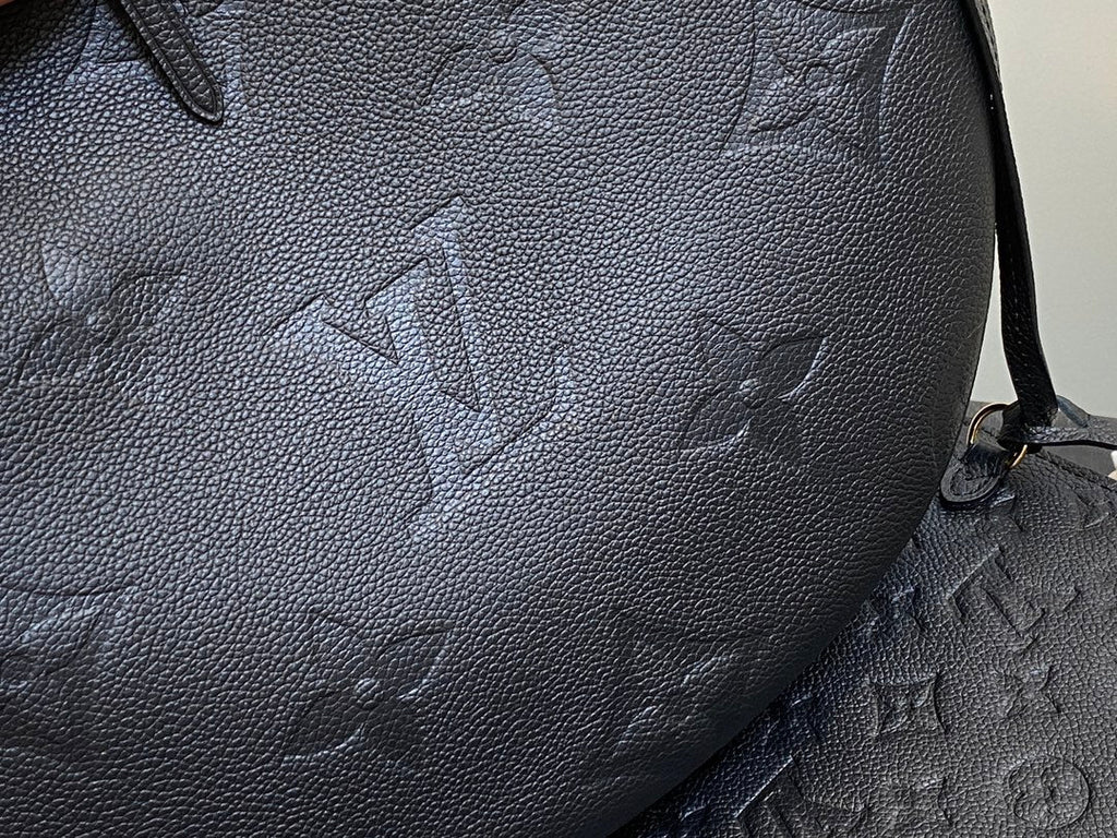 LOOP HOBO 38 SCHWARZ MONOGRAM EMPREINTE LEDER GOLDENE BESCHLÄGE