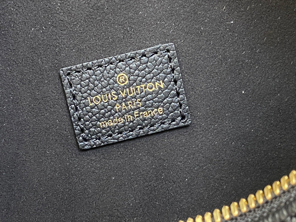 LOOP HOBO 38 SCHWARZ MONOGRAM EMPREINTE LEDER GOLDENE BESCHLÄGE