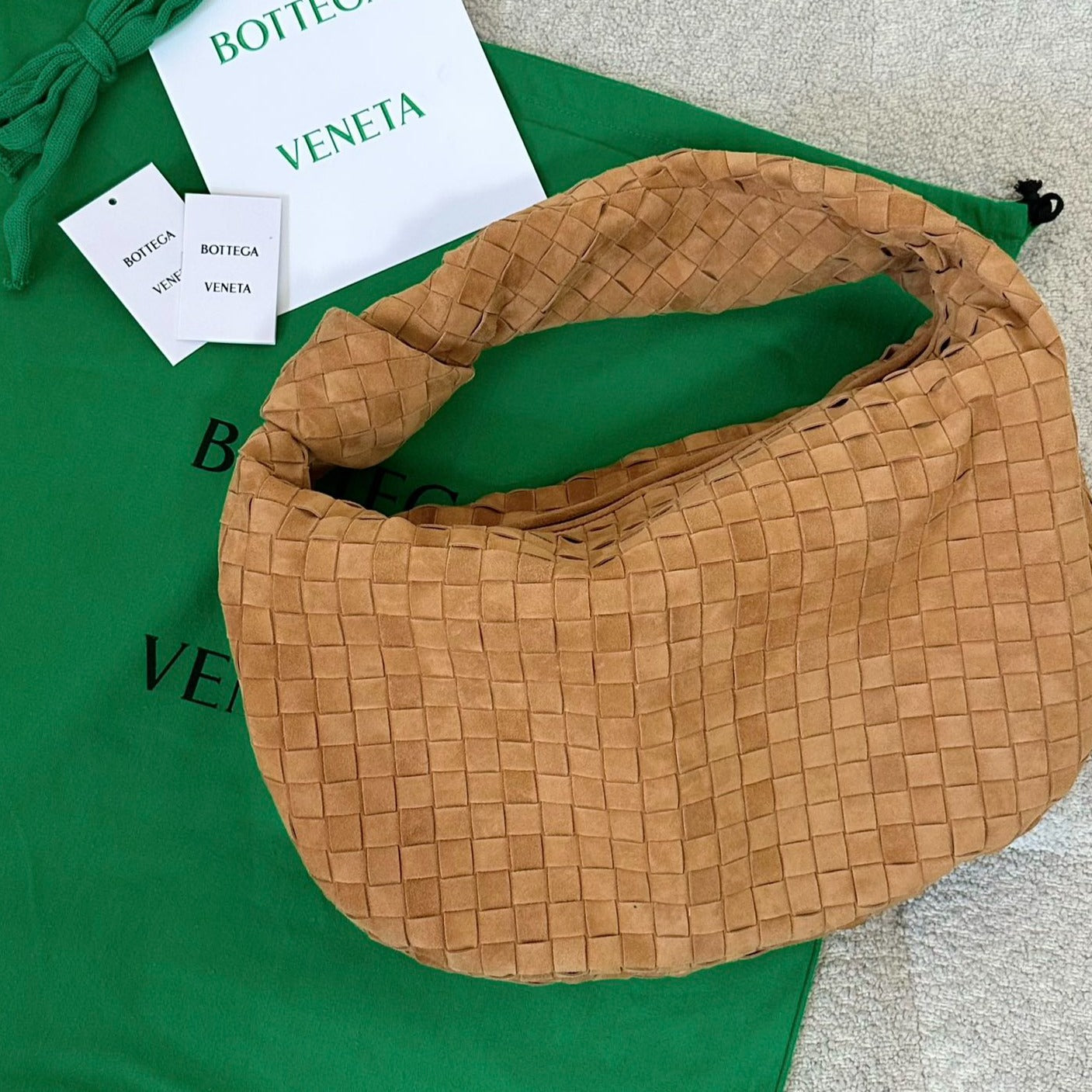 BV SMALL JODIE 48CM BRAUNES WILDLEDER 