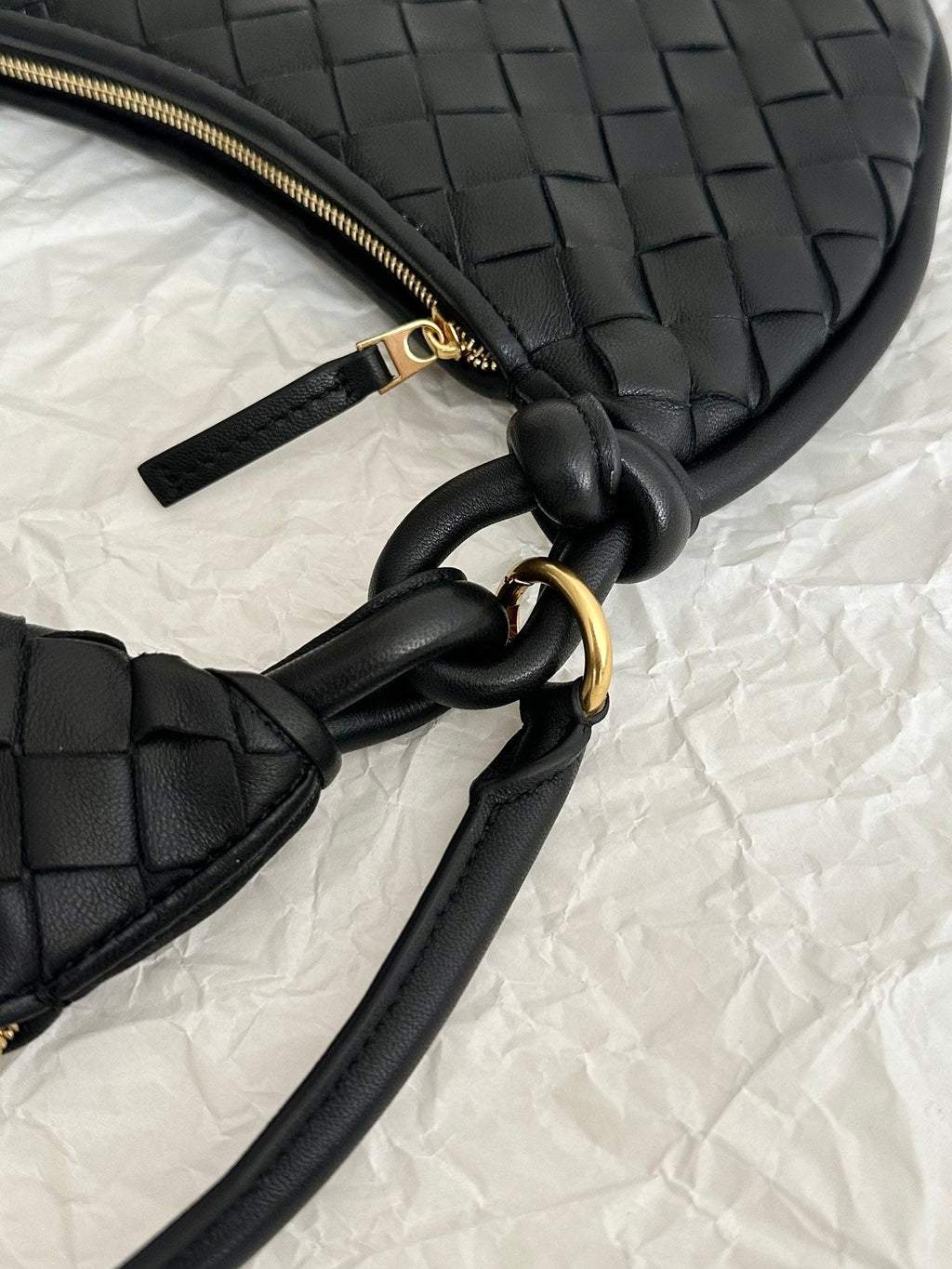 BV MEDIUM GEMELLI 36CM SCHWARZES LAMMLEDER 