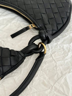 BV MEDIUM GEMELLI 36CM SCHWARZES LAMMLEDER 