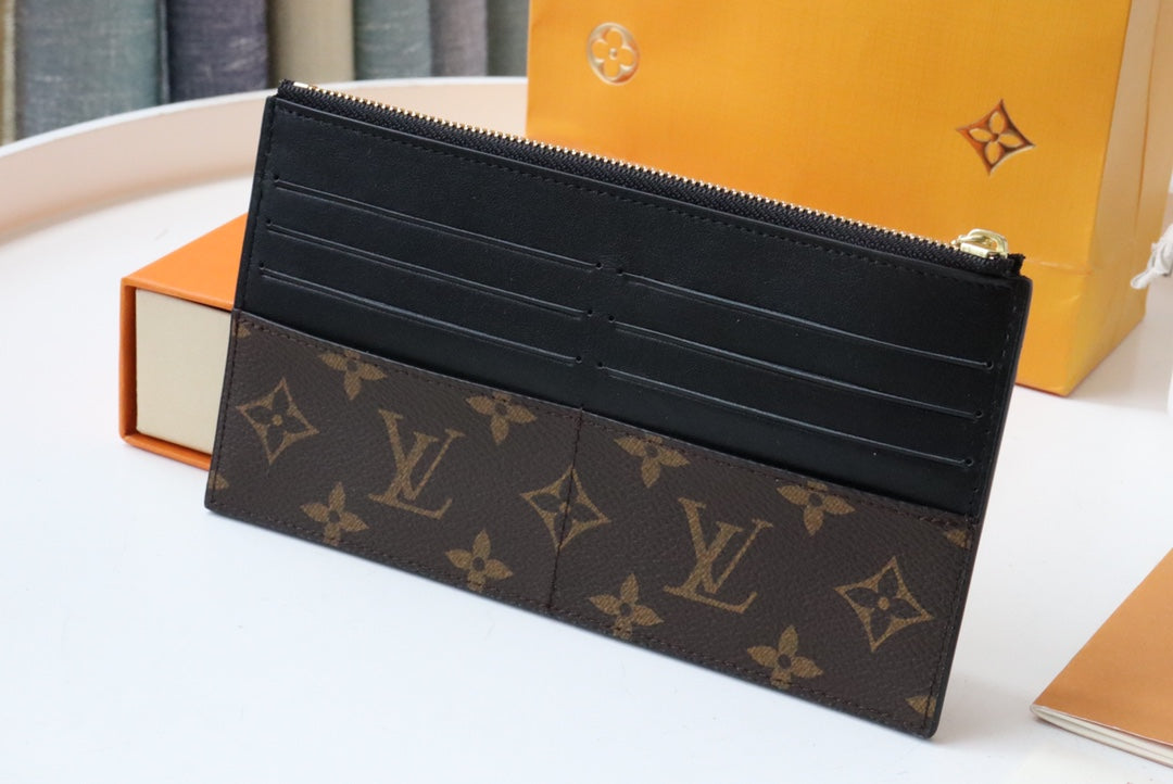 LV SLIM PORTEGEL MONOGRAMM-CANVAS 20CM