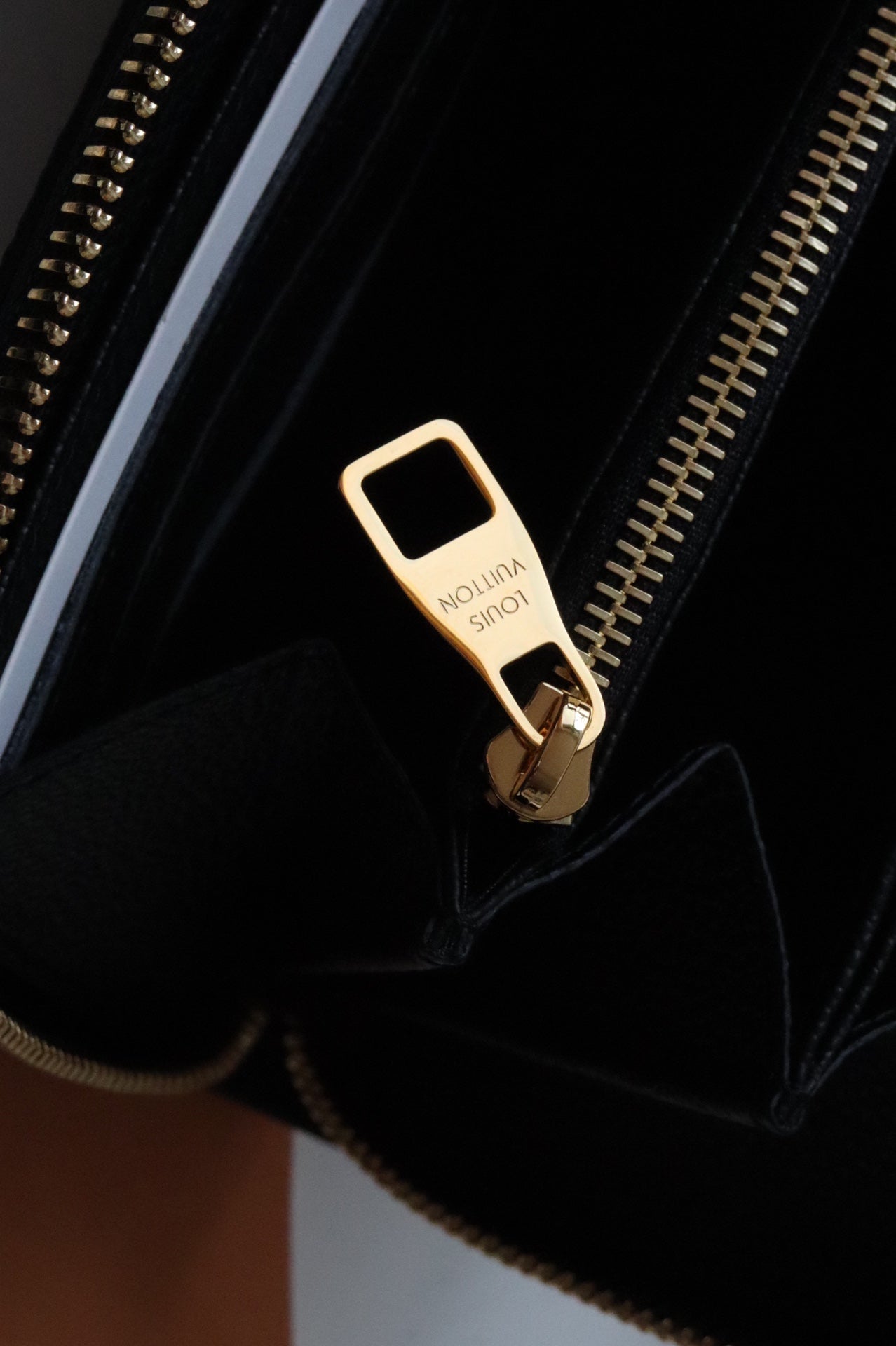 LV ZIPPY GELDBÖRSE LANGE TASCHE SCHWARZ MONOGRAM EMPREINTE LEDER