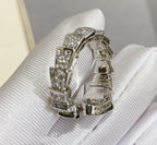 Jewelicorn SERPENTI GROSSER RING SILBER DIAMANTEN-PAVED