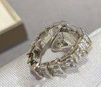 Jewelicorn SERPENTI GROSSER RING SILBER DIAMANTEN-PAVED