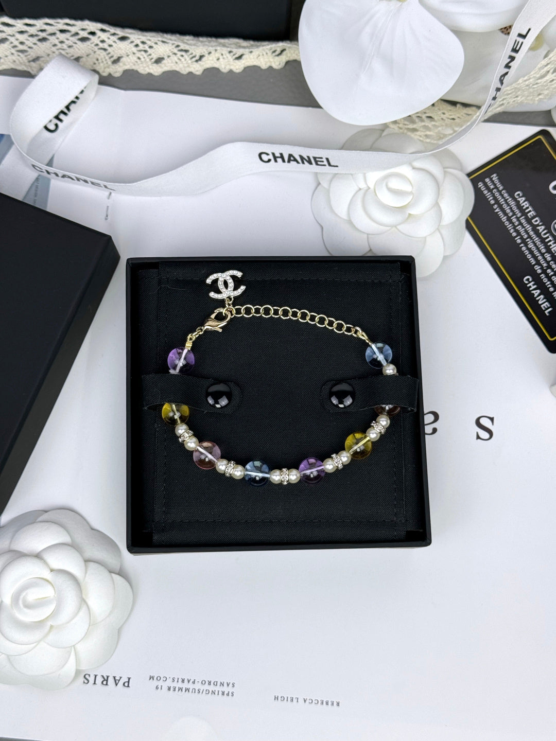 [⭐JeweliWhal]Colorful Transparent Resin Bracelet