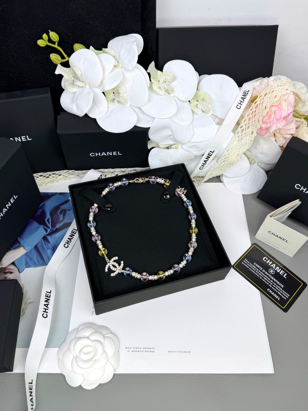 [⭐JeweliWhal]26C New Spring Collection Colorful Transparent Resin Necklace