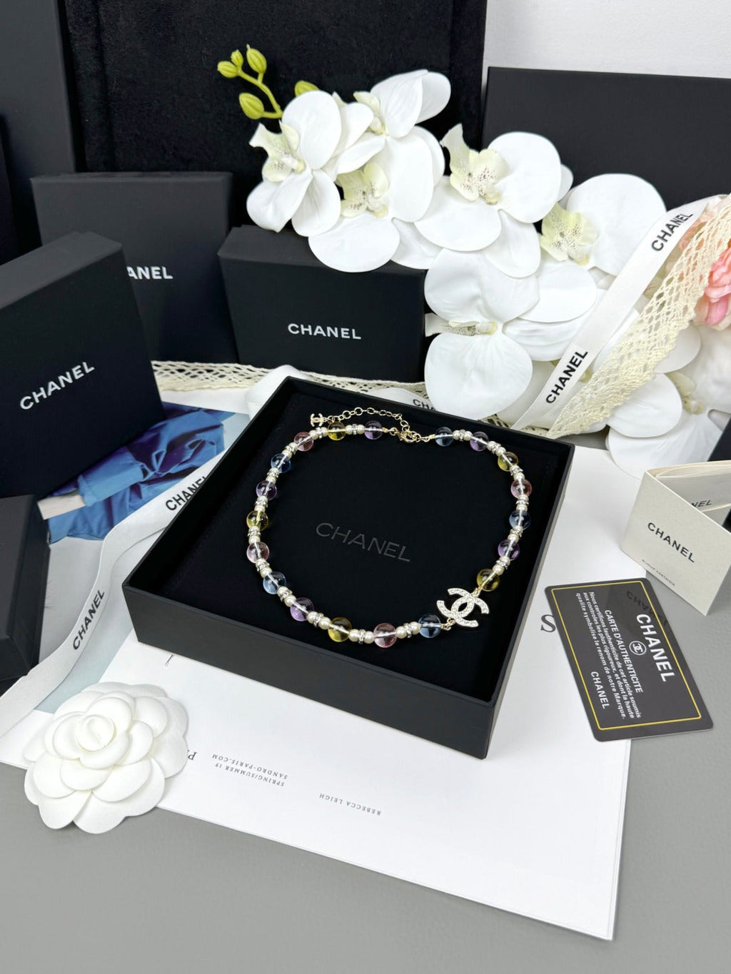 [⭐JeweliWhal]26C New Spring Collection Colorful Transparent Resin Necklace