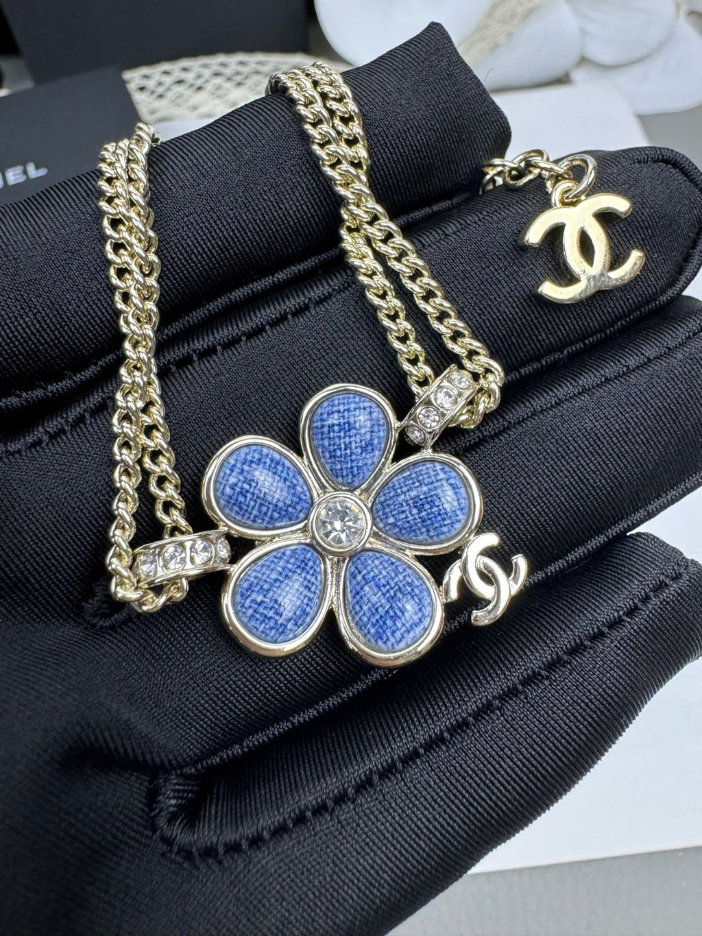 [⭐JeweliWhal]VOLTE New Blue Floral Double-Layer Bracelet