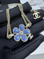 [⭐JeweliWhal]VOLTE New Blue Floral Double-Layer Bracelet