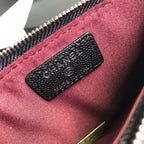 CC Handytasche 19,5" Schwarzes genarbtes Kalbsleder Icon