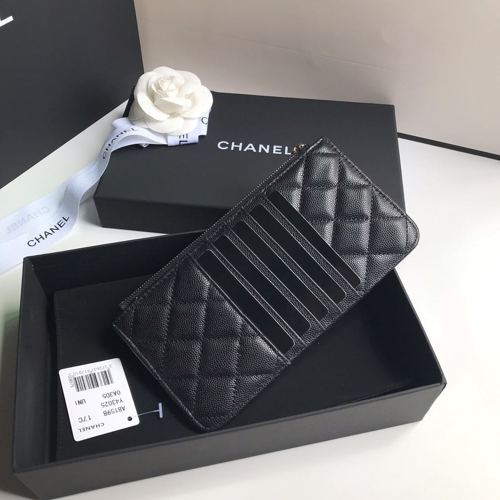 CC Handytasche 19,5" Schwarzes genarbtes Kalbsleder Icon