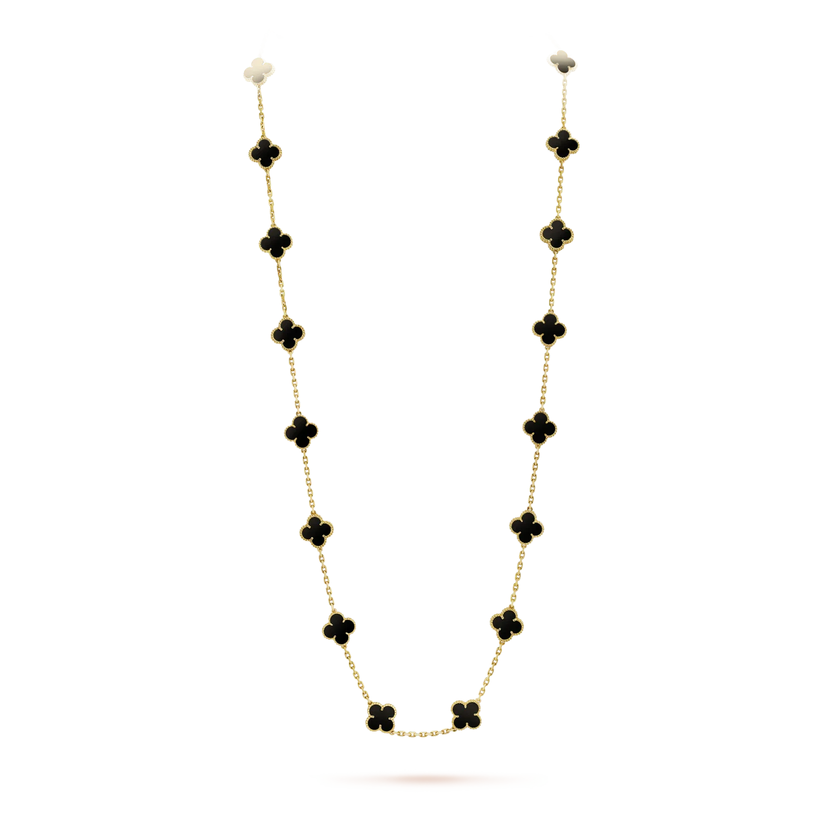 ®ジュエリコーン®クローバー 20モチーフ オニキスネックレス