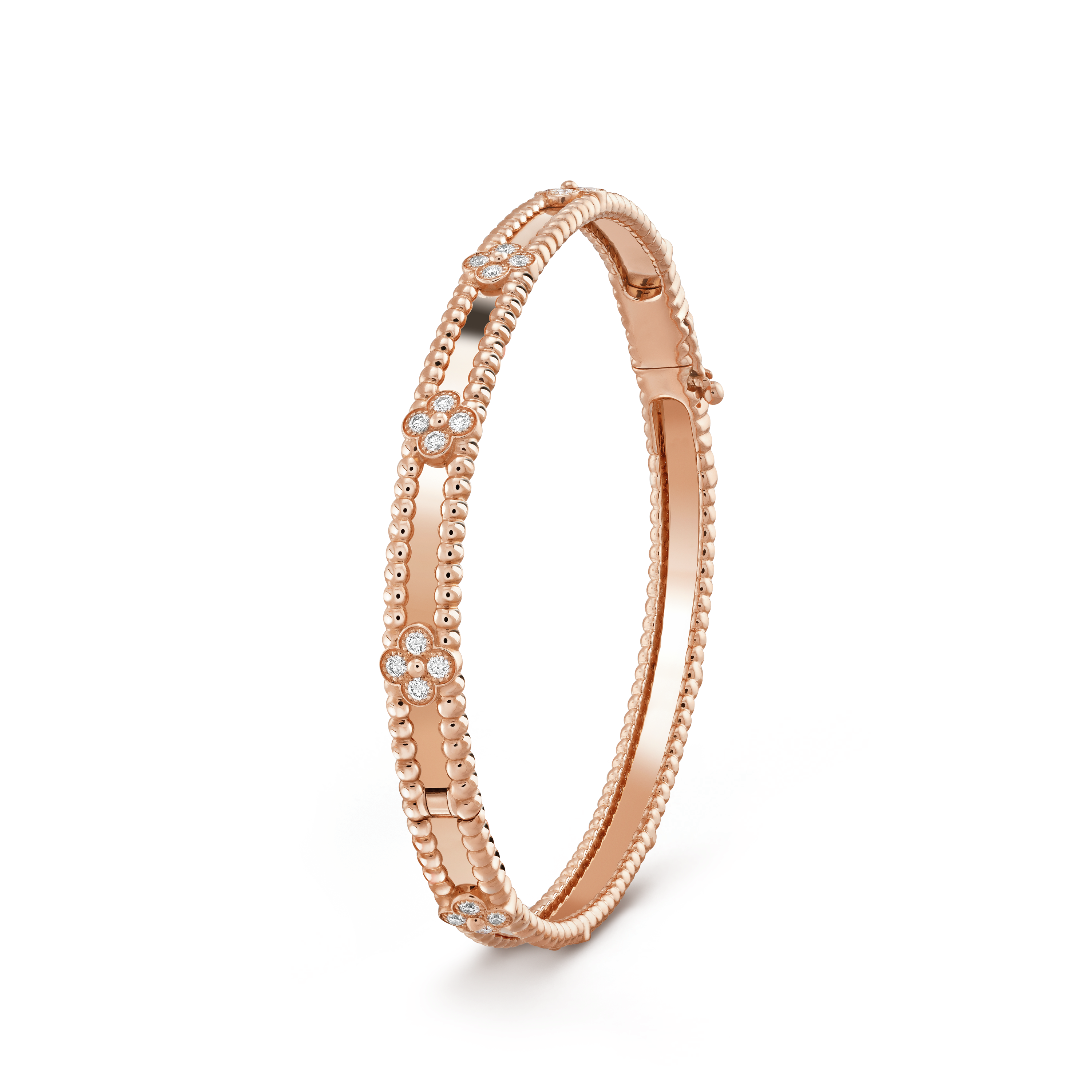 ®ジュエリコーン®クローバーブレスレット 4mmダイヤモンド