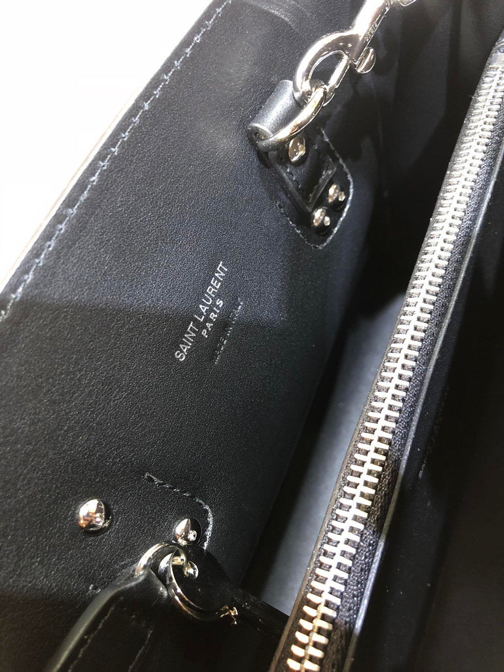 SAC DE 26 HANDTASCHE SCHWARZES KALBSLEDER