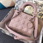 MINI LADY 17 BAG IN LIGHT PINK CALFSKIN
