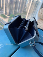 RIMOWA 20 CASE BAG IN COBALT BLUE ALUMINUM MAGNESIUM