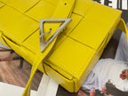 SMALL CASSETTE 23 IN CANARY YELLOW CALFSKIN
