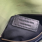 PUFFER TOY 29 IN FERN GREEN LAMBSLEIN GOLDENE BESCHLÄGE