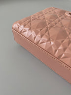 MEDIUM D-JOY BAG 26 IN DESSERT SAND CALFSKIN