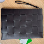 GROSSE KASSETTENTASCHE 35 ZOLL SCHWARZES KALBSLEDER