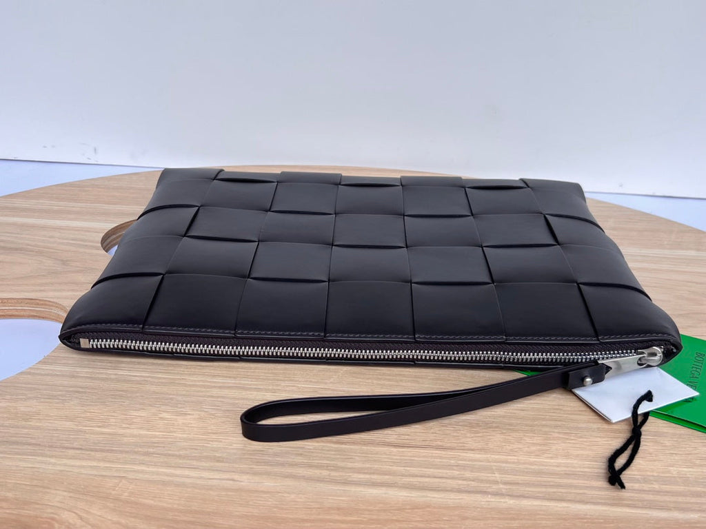 GROSSE KASSETTENTASCHE 35 ZOLL SCHWARZES KALBSLEDER