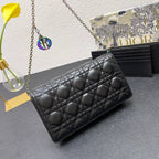 CARO SLIM POUCH 21 TASCHE AUS SCHWARZEM KALBSLEDER