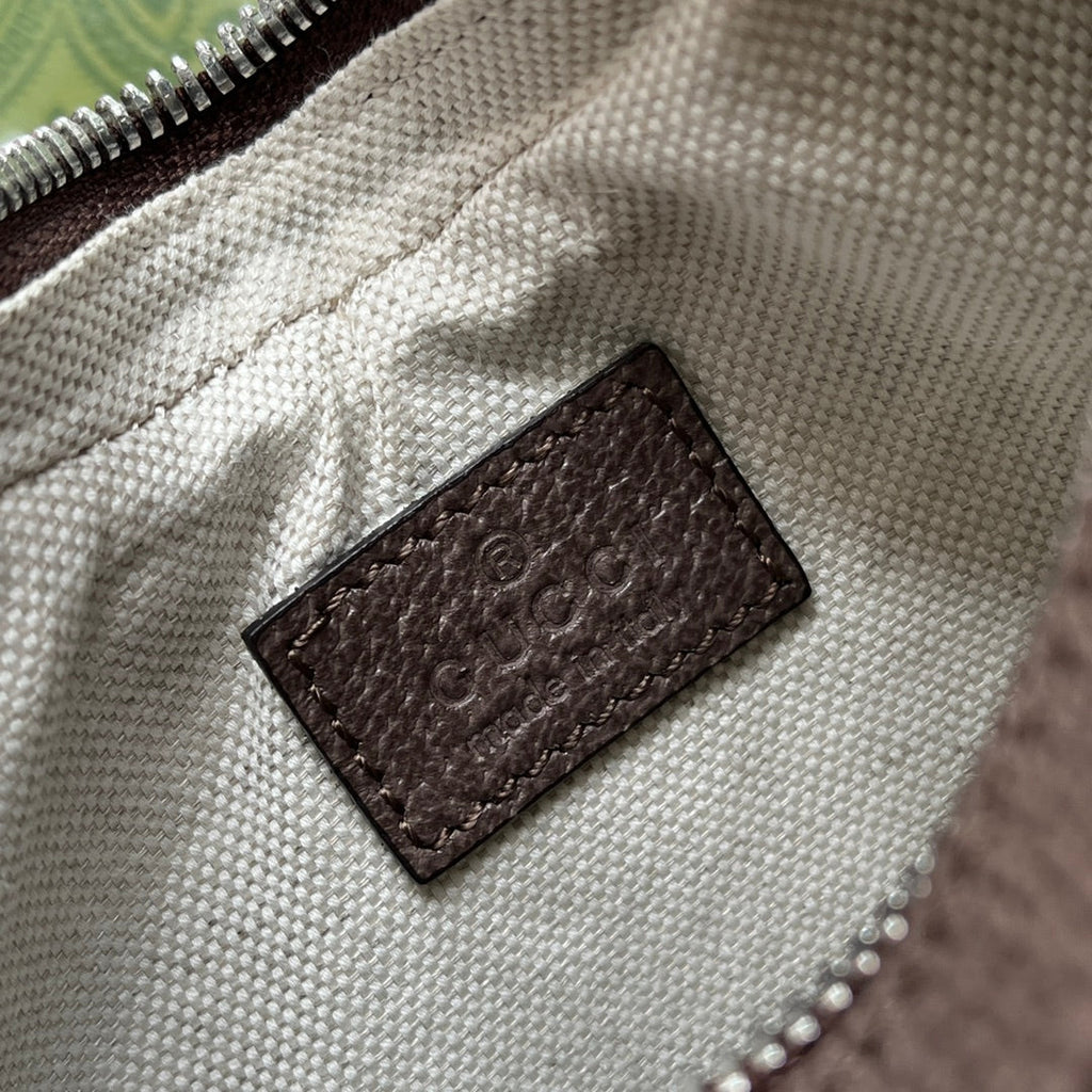 ATTACHE MINI BAG 23 IN BEIGE GG AND BROWN TRIM CALFSKIN