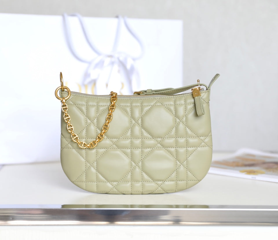 MINI CARO TASCHE 25 IN BEIGE LAMMLEDER