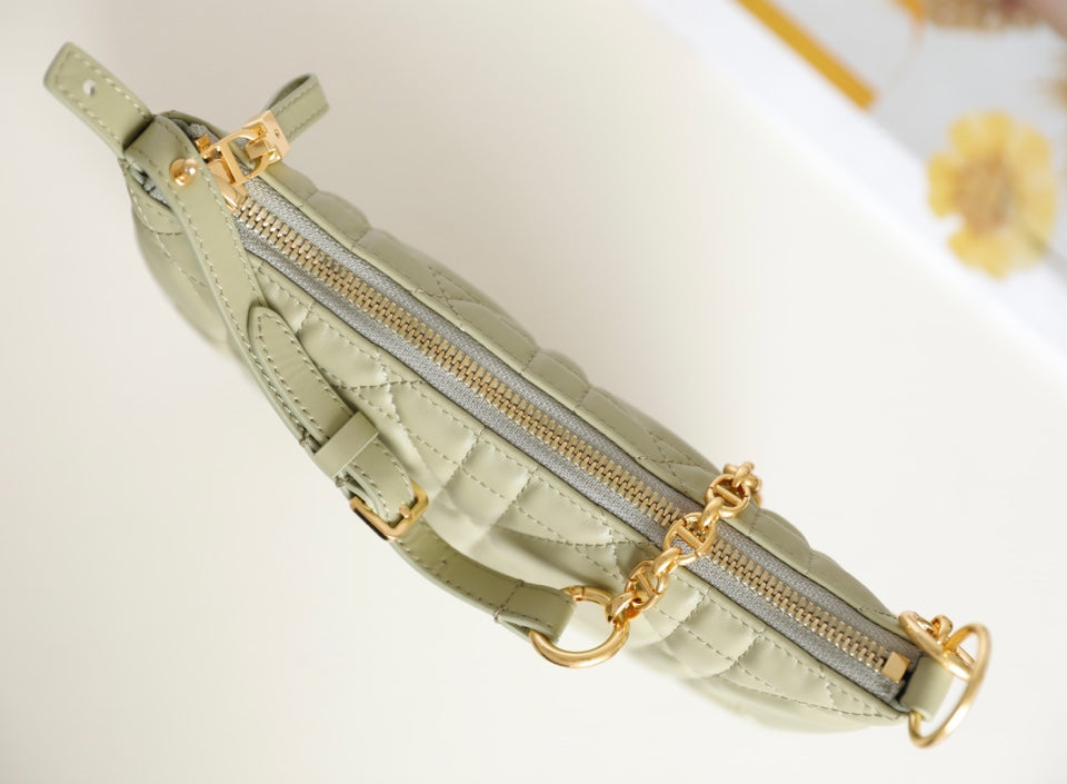 MINI CARO TASCHE 25 IN BEIGE LAMMLEDER