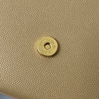 KATE 20 SMALL IN CALFSKIN BEIGE CREAM WITH GOLD LOGO