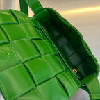 MINI-KASSETTE 19 IN SHAMROCK GREEN WEICHES LAMMLEDER