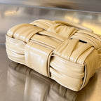 CANDY ARCO TOTE 20 IN BEIGE SOFT LAMBSKIN