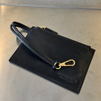 CANDY ARCO TOTE 20 IN BLACK SOFT LAMBSKIN