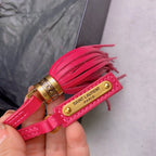 LOU CAMERA BAG 23 IN BRIGHT PINK SUEDE AND CALFSKIN TRIM