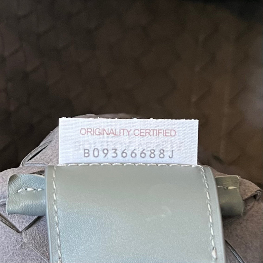 SLIM INTRECCIATO AKTENTASCHE 36 GRAUES KALBSLEDER